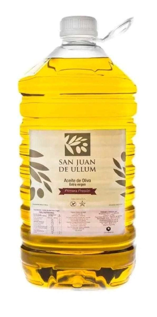 Aceite De Oliva Extra Virgen - 2 Litros - San Juan De Ullum