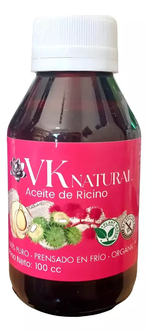 Aceite de Ricino Orgánico VK Natural 100 cc
