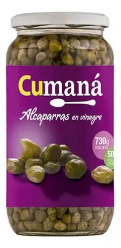 Alcaparras En Vinagre Cumana 730 gramos