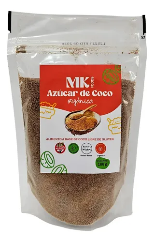 Azúcar de Coco Orgánica MK Foods 180 gramos