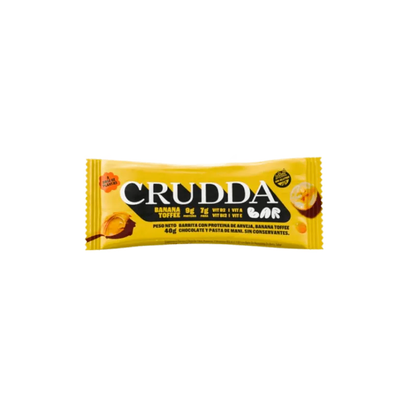 Barrita Proteica Banana Toffee Crudda 40 gramos