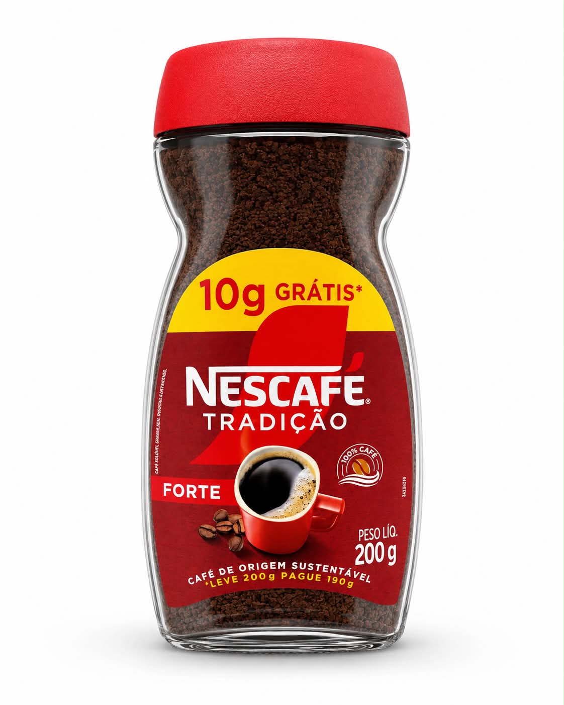 Café Instantáneo Tostado Forte Nescafé  200 Gramos