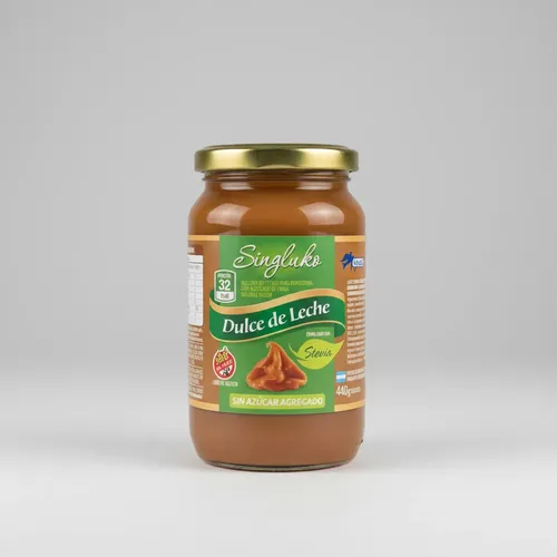 Dulce de Leche con Stevia Singluko 440 Gramos