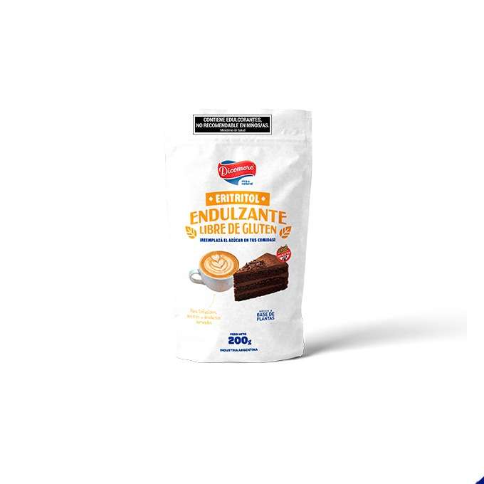 Eritritol Endulzante Dicomere 200 Gramos