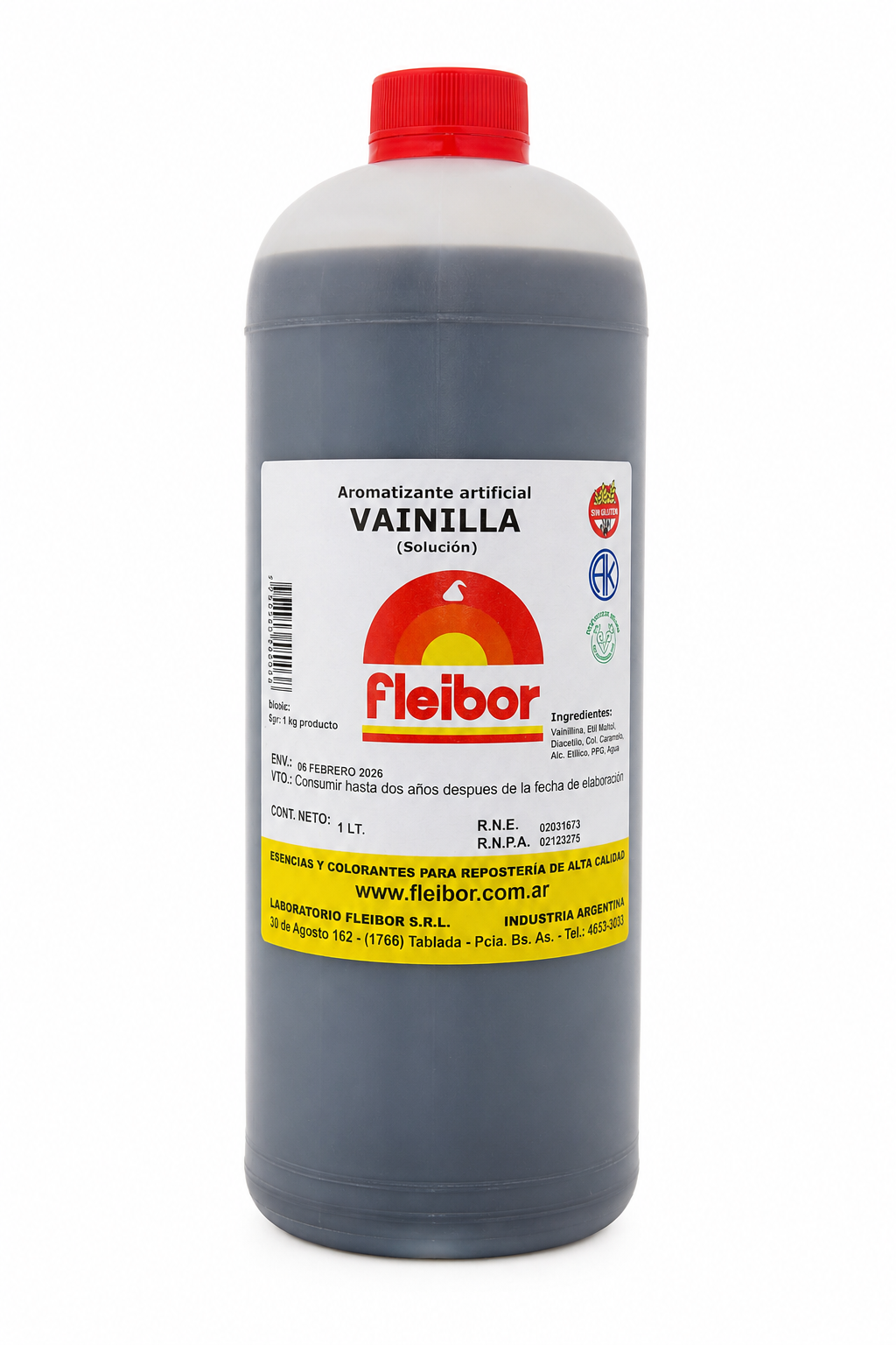 Esencia Artificial Vainilla Fleibor 1 Litro