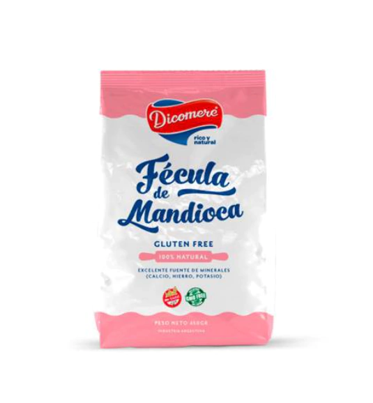 Fecula De Mandioca Sin TACC Dicomere 450 gramos