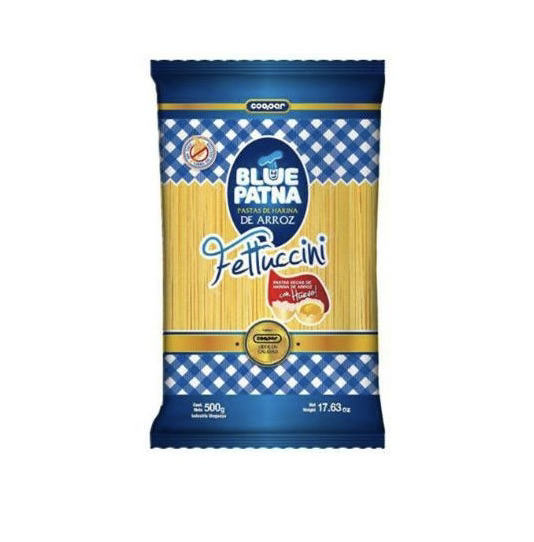 Fideos Fettuccini Al Huevo SIN TACC - Blue Patna 500 gramos