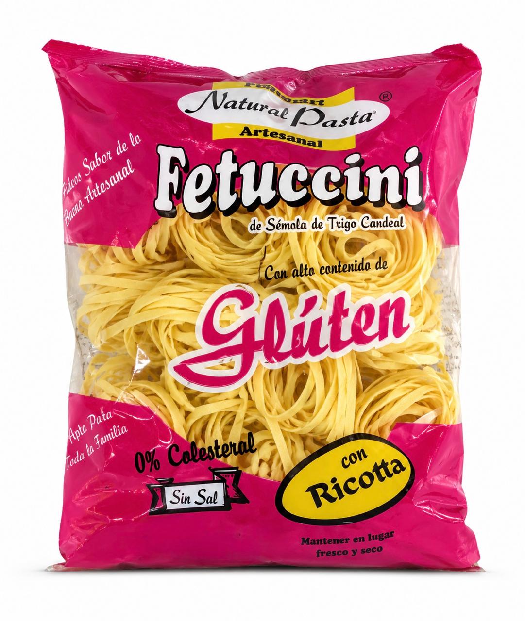 Fideos Fettuccini Ricota - Natural Pasta 300 gramos