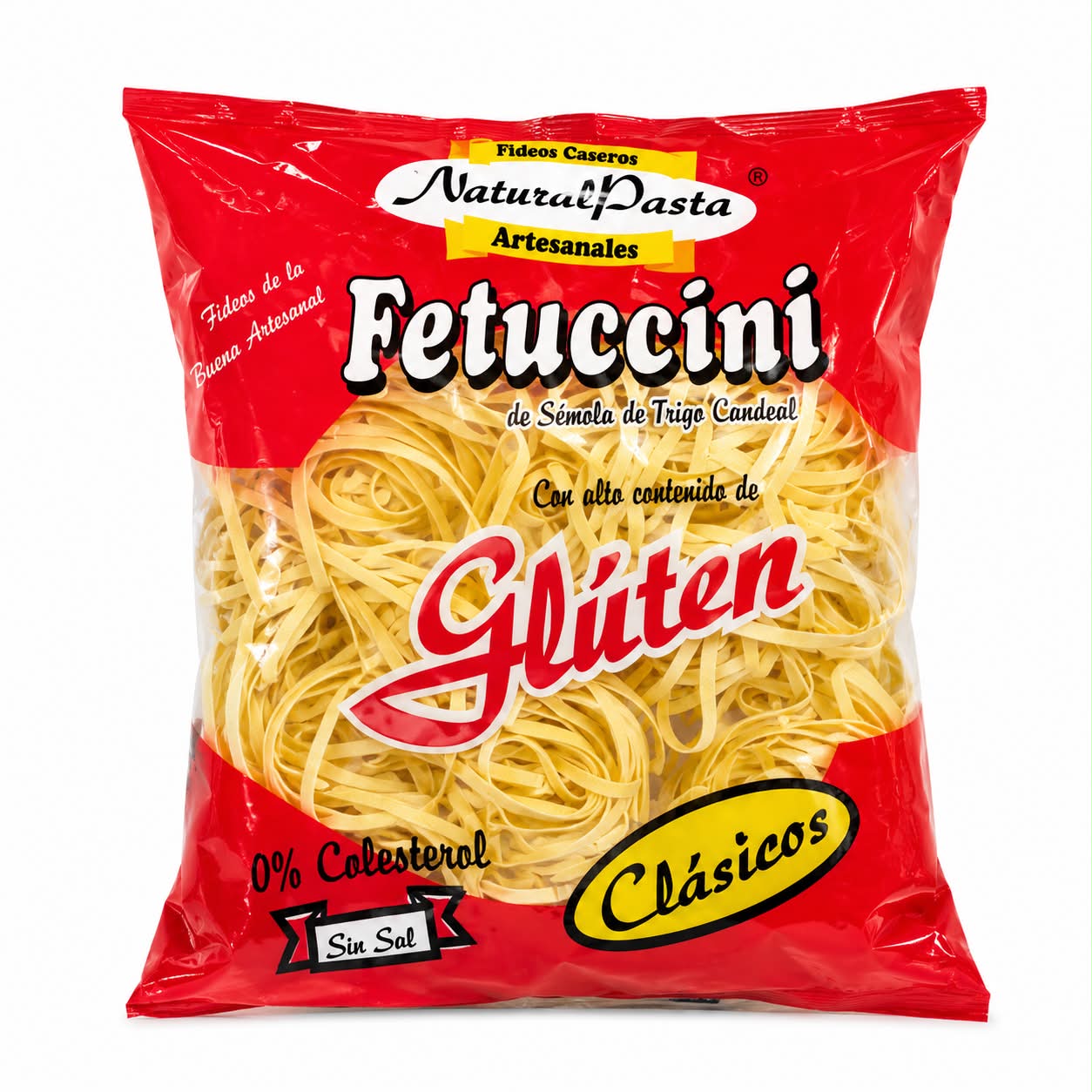 Fettuccini Clásicos - Natural Pasta 300 gramos