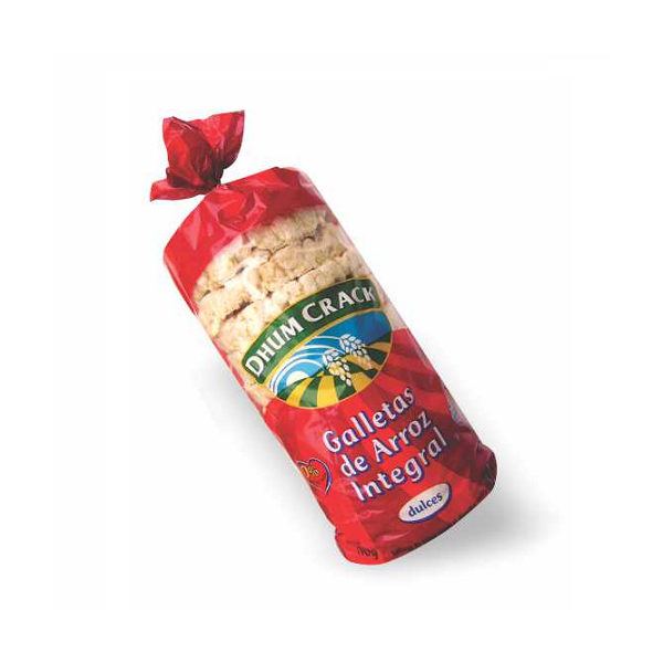 Galletas De Arroz Dulces Dhum Crack 100 gramos