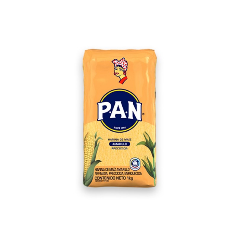 Harina De Maíz Amarillo PAN 1 kilo