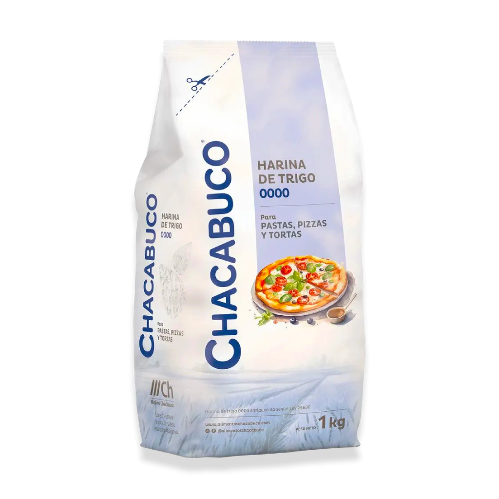 Harina de Trigo 0000 Chacabuco 1 kilo