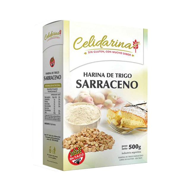 Harina De Trigo Sarraceno Sin TACC Celidarina 500 gramos