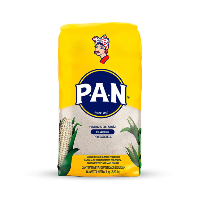 Harina de Maíz Blanco PAN 1 kilo