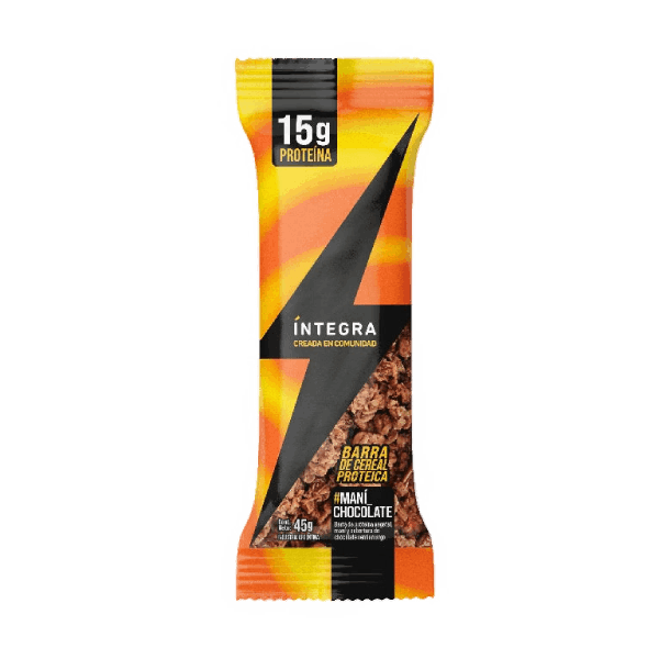 Barra Proteica de Maní y Chocolate Integra 45 gramos