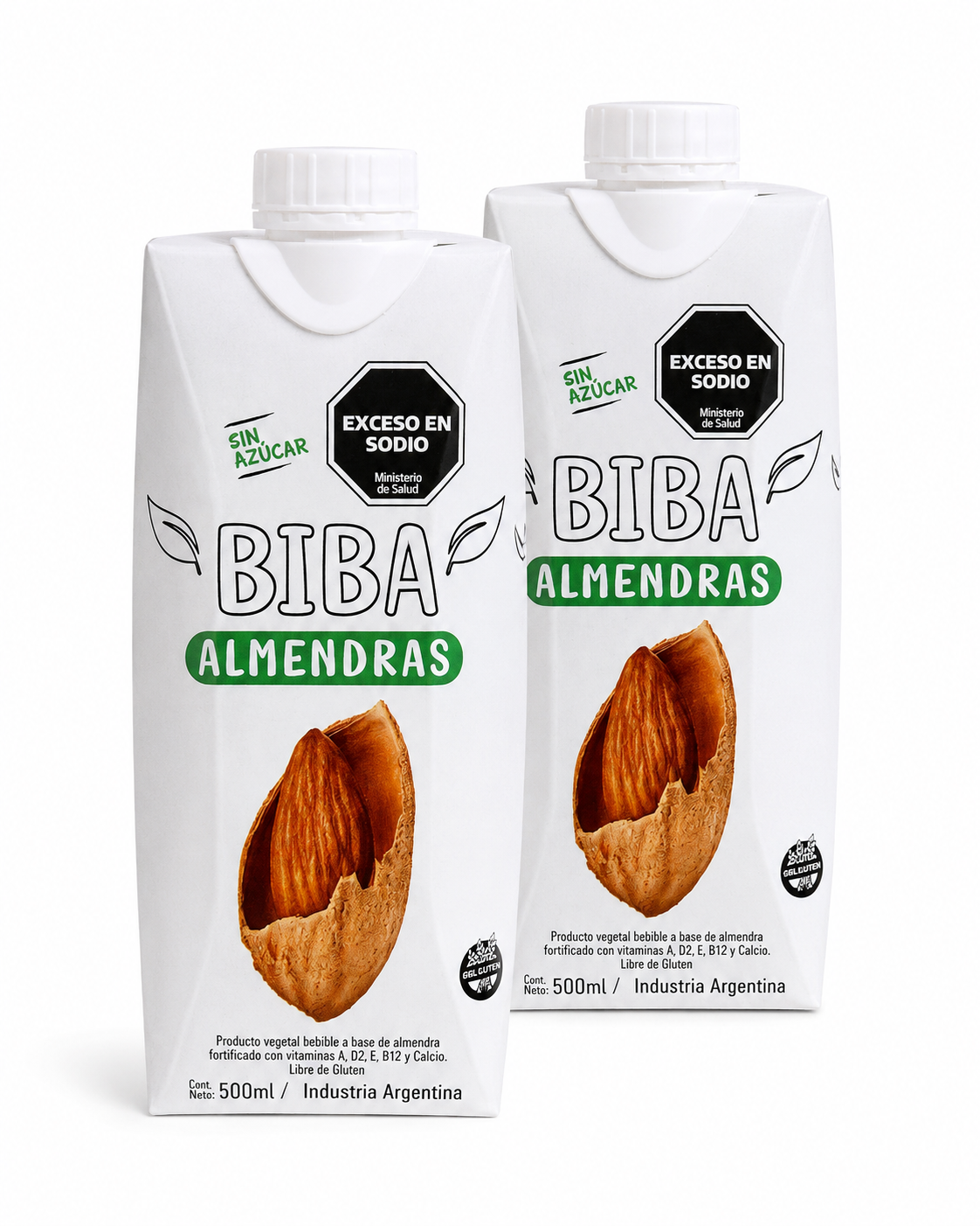 Leche de Almendras Biba Sin Azúcar 500 ml