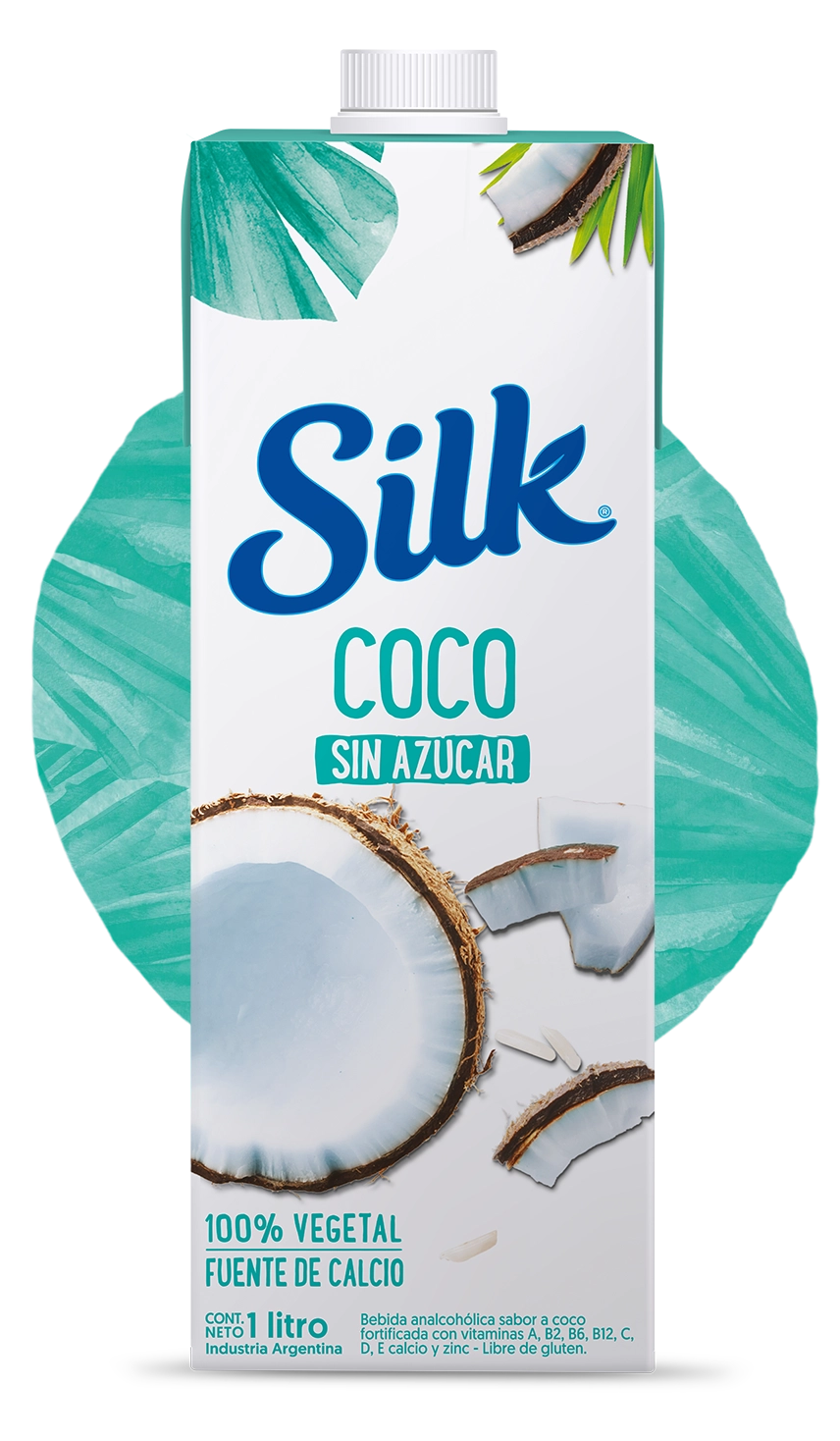 Leche de Coco Sin Azúcar Silk 1 Litro