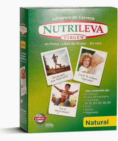 Levadura de Cerveza Natural Nutrileva 500 gramos