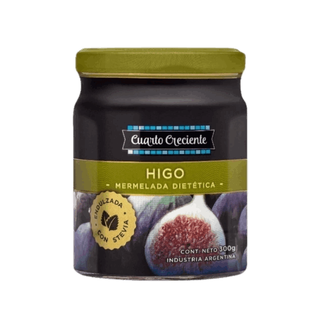Mermelada de Higo con Stevia Cuarto Creciente 300 Gramos