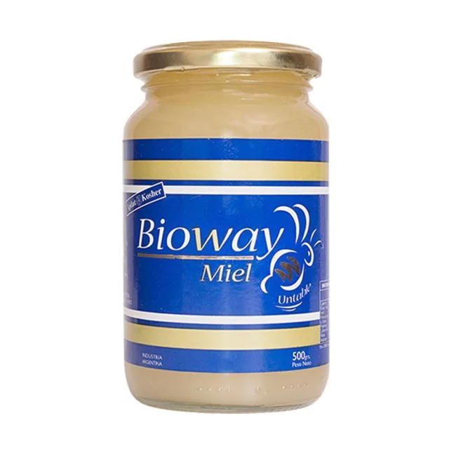 Miel Sólida Pura Bioway Kosher 450 gramos