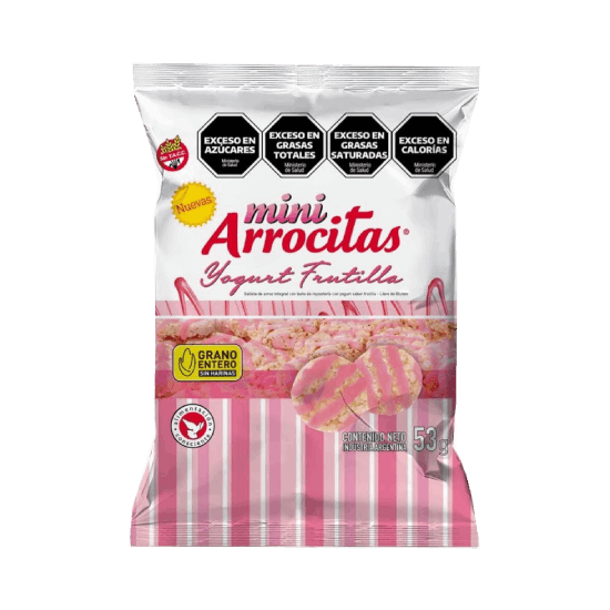 Mini Arrocitas Yogurt Frutilla Sin TACC 53 Gramos
