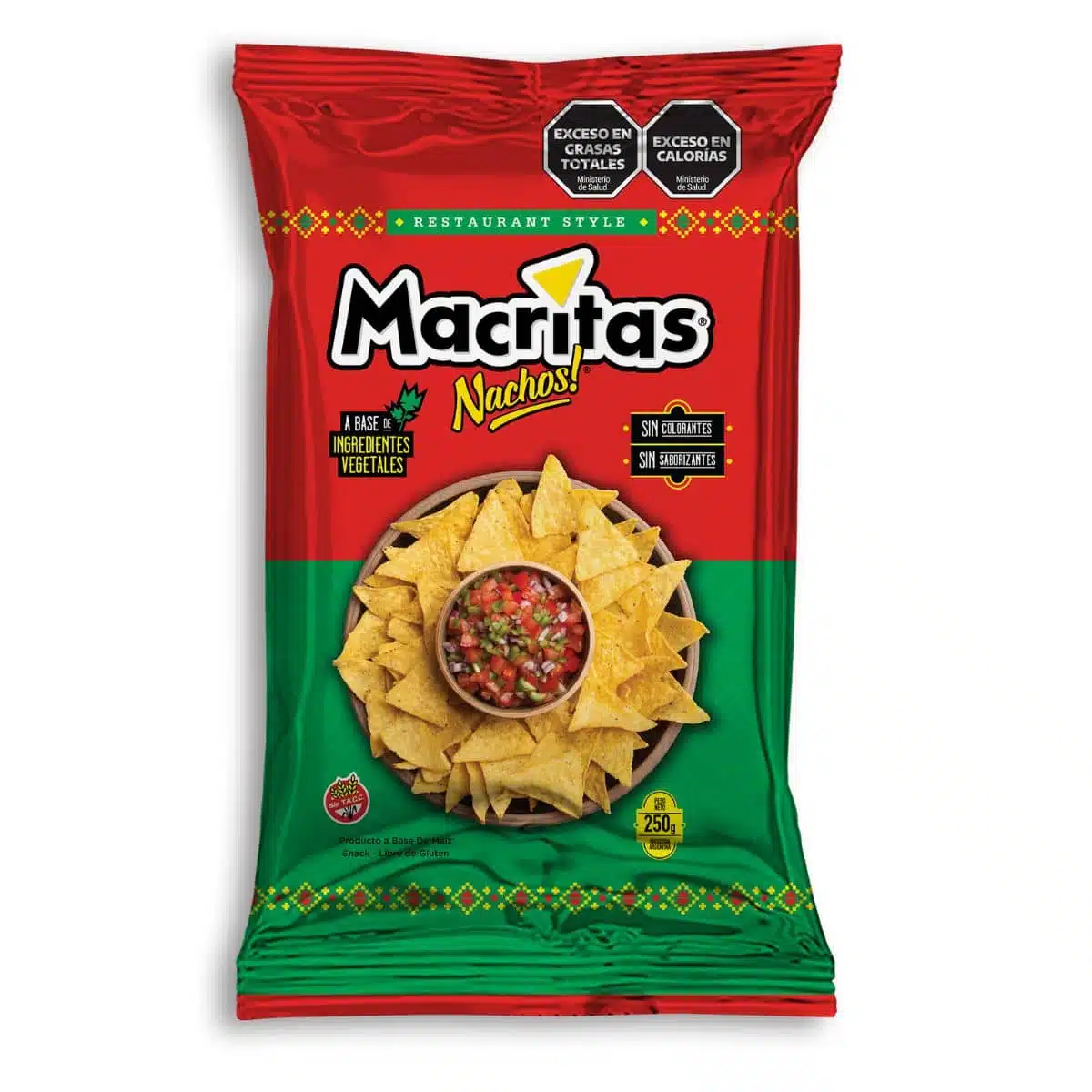 Nachos Originales Macritas 250 Gramos