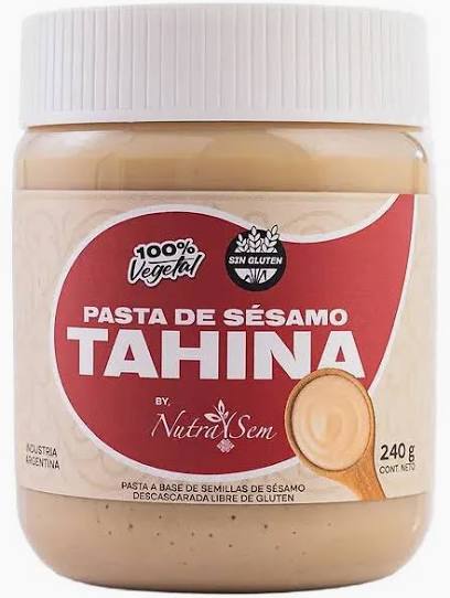 Pasta de Sésamo Tahina NutraSem 240 gramos