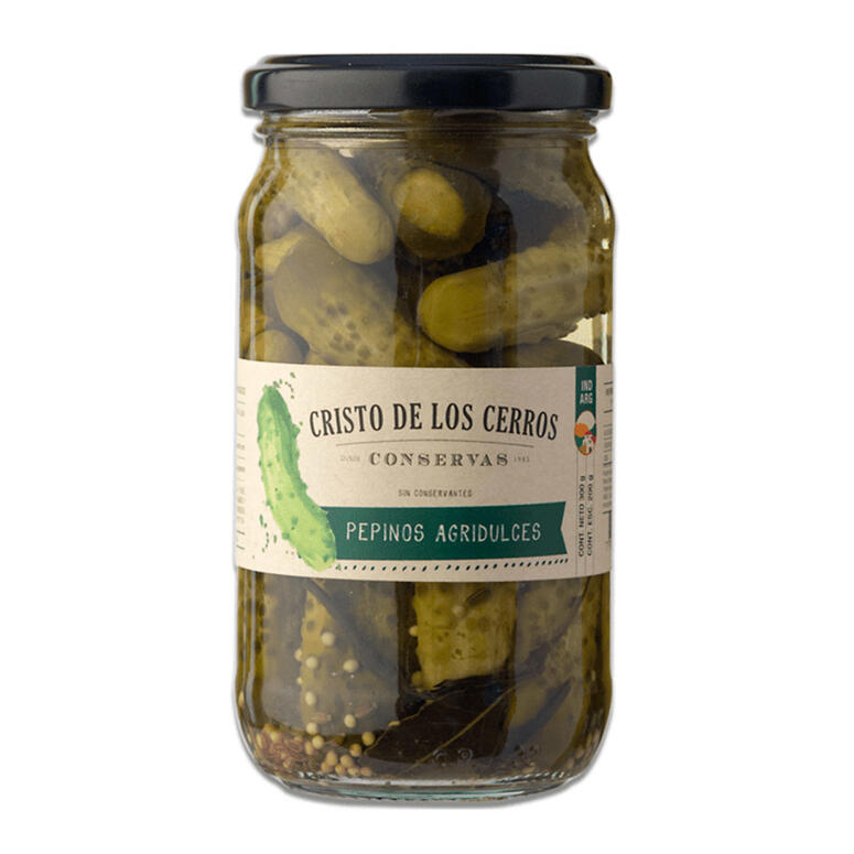 Pepinos Agridulces Cristo de los Cerros 300 gramos