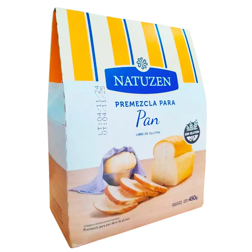 Premezcla Pan Sin TACC Natuzen 450 gramos