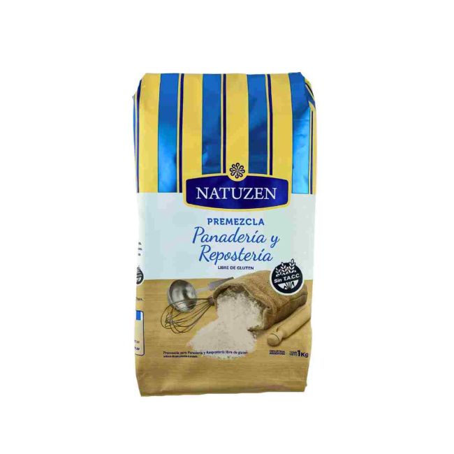 Premezcla Panaderia Y Repostería Sin TACC Natuzen 1 kilo