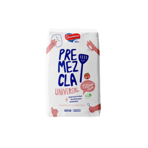 Premezcla Universal con Psyllium Husk Sin TACC Dicomere  450 gramos