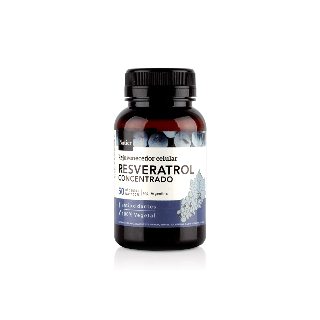 Resveratrol Concentrado Natier 50 Cápsulas