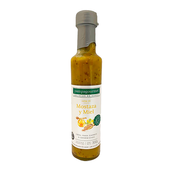Salsa de Mostaza y Miel Pampa Gourmet 300 gramos