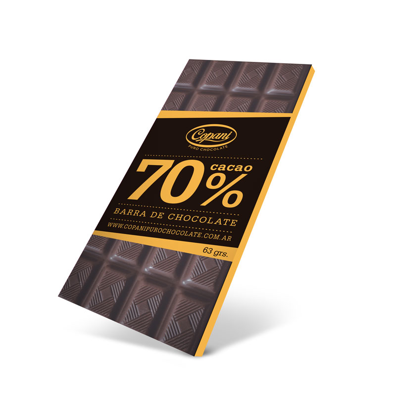 Tableta Chocolate 70% Cacao Copani