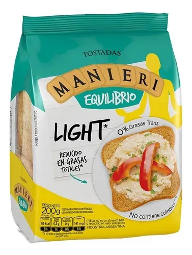 Tostadas Light Manieri 200 Gramos