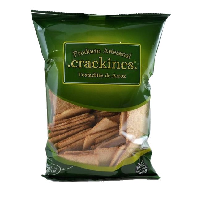 Tostaditas De Arroz Crackines Sin TACC 120 Gramos