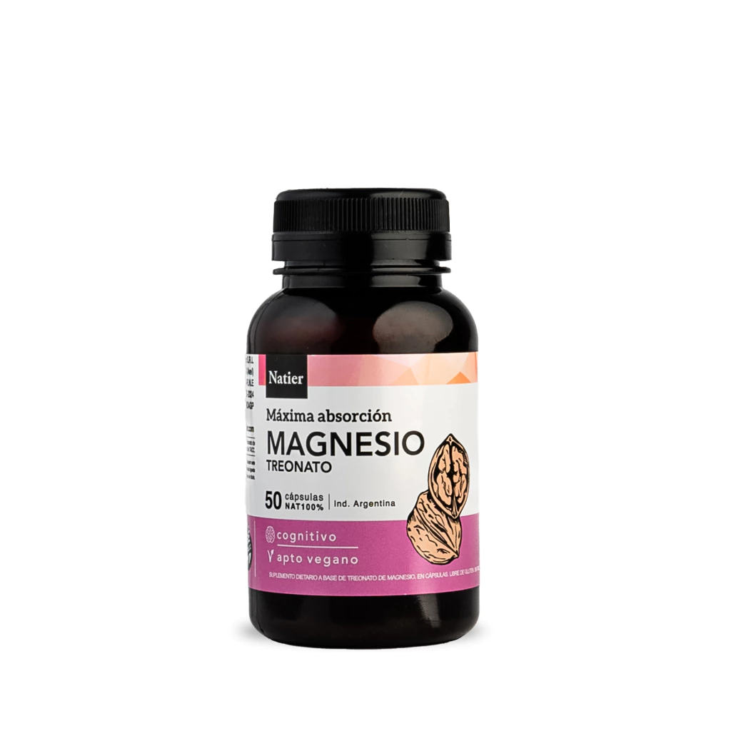 Treonato Magnesio Natier 50 Capsulas
