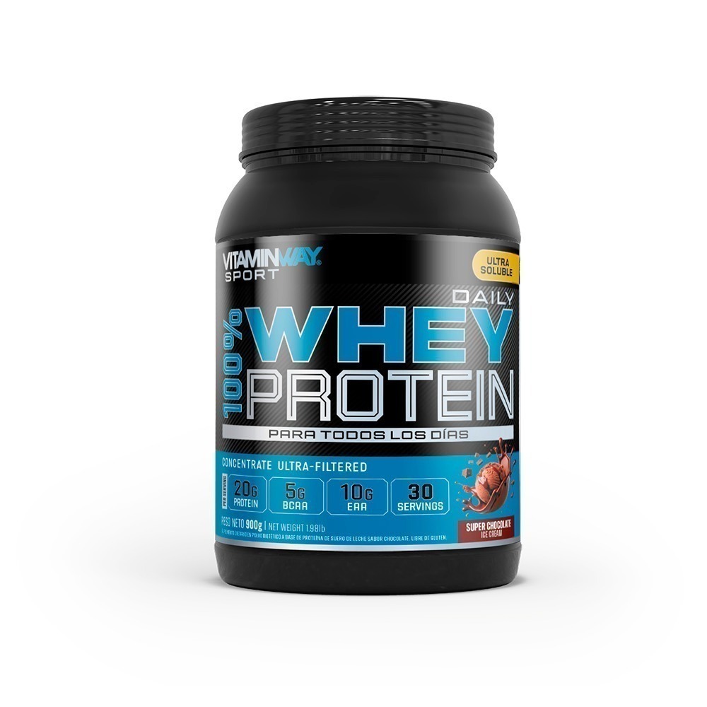 Whey Protein Chocolate Ice Cream VitaminWay Sin TACC 900 Gramos