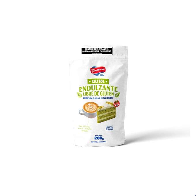Xilitol Endulzante Dicomere 200 Gramos