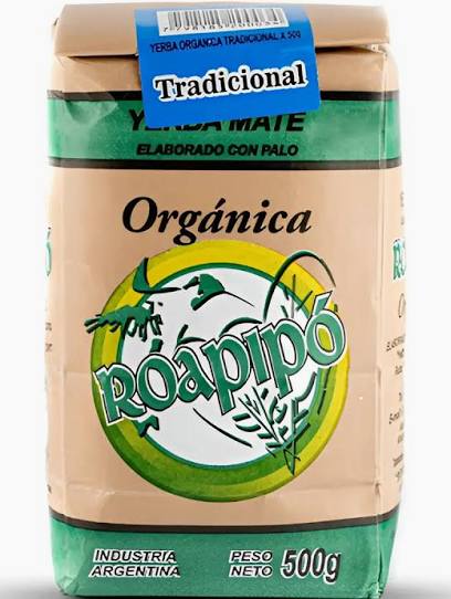 Yerba Mate Organica Tradicional Con Palo Roapipo 500 gramos